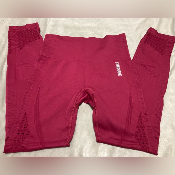 Maroon Gymshark Athletic Pants - Picture 3 of 5